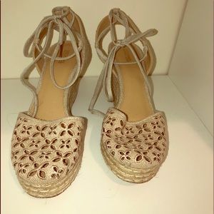 Michael Kors Size 10 Eyelet Espadrilles